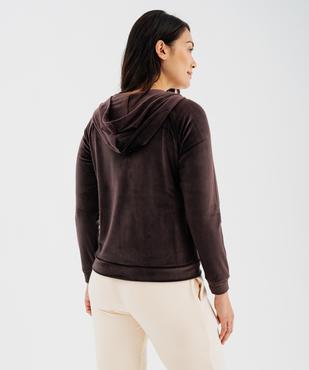 Veste d'intérieur zippée femme vue3 - GEMO 4G FEMME - GEMO