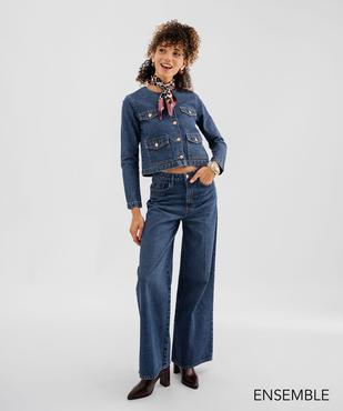 Ensemble veste et jean palazzo pour femme - GEMO