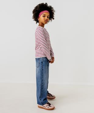 Jean Wide leg avec taille ajustable fille vue4 - GEMO 4G FILLE - GEMO