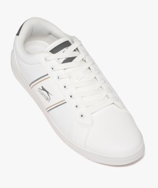 Baskets homme unies à fines bandes colorées - Slazenger vue5 - SLAZENGER - GEMO