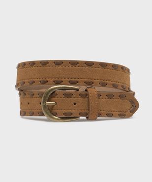 Ceinture avec liens sur les côtés femme vue1 - GEMO (ACCESS) - GEMO