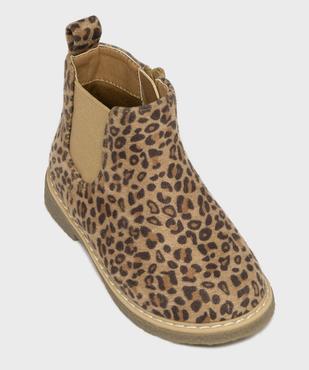 Boots à motif léopard avec élastique latéral bébé fille - Lovely Wings vue5 - LOVELY WINGS - GEMO