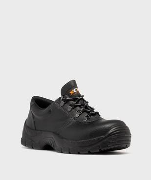 Chaussures de sécurité femme low-cut dessus en cuir grainé uni  vue8 - GEMO (EQUIPT) - GEMO