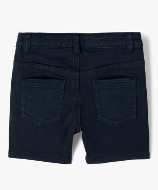 Short slim uni en toile extensible bébé garçon vue3 - GEMO(BEBE DEBT) - GEMO