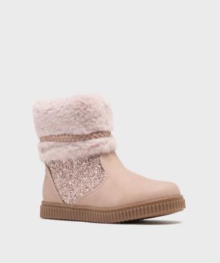 Boots fourrées pailletées ado fille - Lovely Wings vue2 - LOVELY WINGS - GEMO