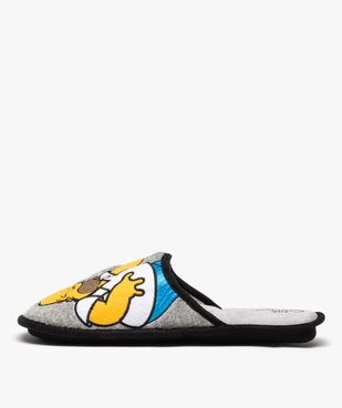 Chaussons homme forme mule à motif - The Simpsons vue3 - SIMPSONS - GEMO