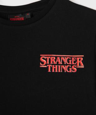 Tee-shirt manches courtes avec motif dos garçon - Stranger Things vue3 - STRANGER THINGS - GEMO