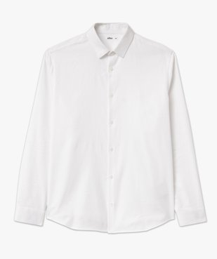 Chemise manches longues en coton texturé homme vue5 - GEMO (HOMME) - GEMO