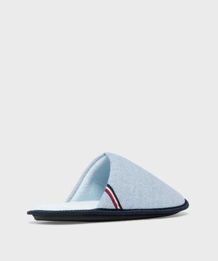 Mules d’intérieur à fines rayures homme vue4 - GEMO 4G HOMME - GEMO