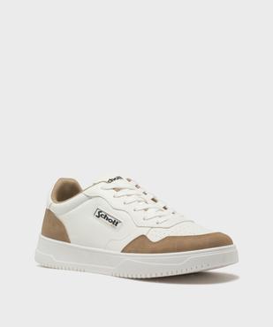 Baskets basses bicolores homme - Schott vue3 - SCHOTT - GEMO