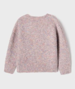 Pull en maille bouclette fille vue4 - GEMO (ENFANT) - GEMO