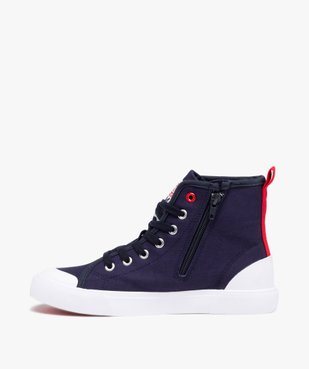Baskets garçon mid-cut en toile avec patchs – Camps United vue3 - CAMPS UNITED - GEMO
