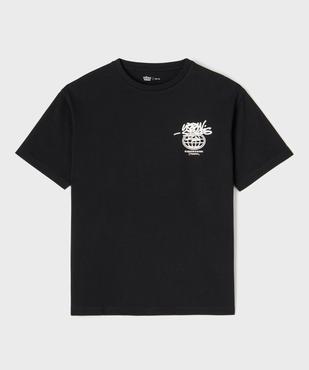 Tee-shirt manches courtes avec inscriptions urbaines garçon vue1 - GEMO 4G GARCON - GEMO