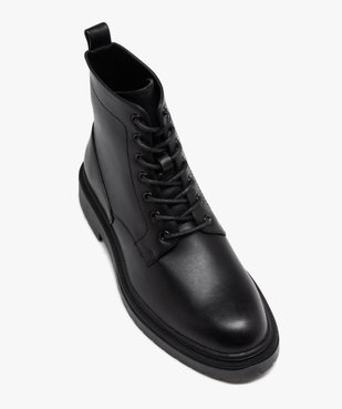 Boots homme unies à lacets style casual vue6 - GEMO (CASUAL) - GEMO