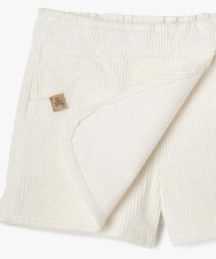 Jupe short en velours côtelé bébé fille - LuluCastagnette vue2 - LULUCASTAGNETTE - GEMO