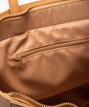 Sac à main femme trapèze grand format vue3 - GEMO (ACCESS) - GEMO