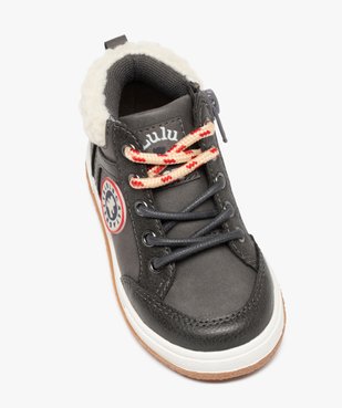 Baskets bébé garçon mid-cut à col sherpa - LuluCastagnette vue5 - LULU CASTAGNETT - GEMO