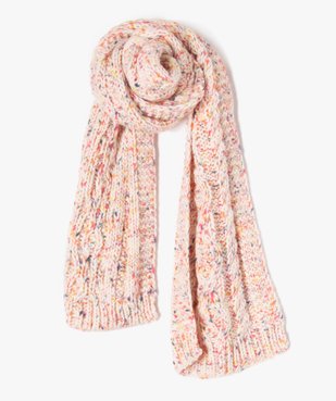 Echarpe en gosse maille torsadée femme vue1 - GEMO (ACCESS) - GEMO