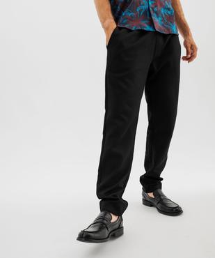 Pantalon en maille sergée casual homme vue1 - GEMO (HOMME) - GEMO