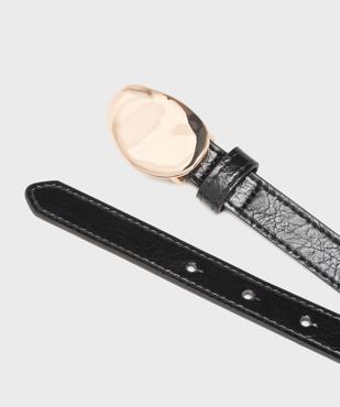 Ceinture fine vernie femme vue2 - GEMO (ACCESS) - GEMO