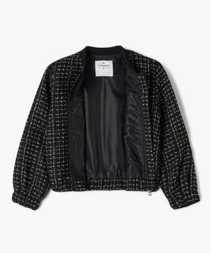Veste zippée effet tweed fille - LuluCastagnette vue6 - LULUCASTAGNETTE - GEMO