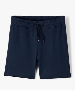 Bermuda garçon en maille à bord franc vue1 - GEMO (JUNIOR) - GEMO