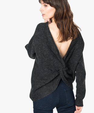 Pull oversized à dos croisé vue3 - FOLLOW ME 2 - GEMO