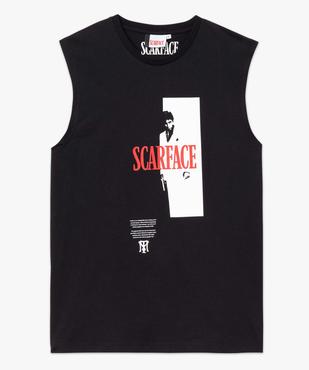 Débardeur homme imprimé Scarface vue4 - SCARFACE - GEMO