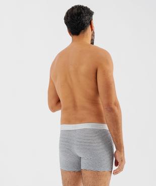 Boxers en coton extensible homme (lot de 2) vue2 - GEMO 4G HOMME - GEMO