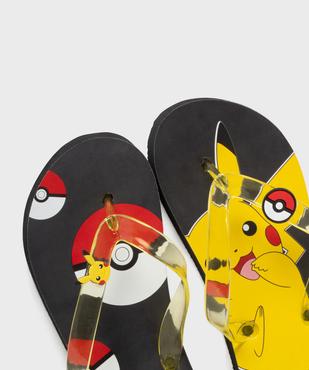 Tongs PIkachu à brides translucides garçon  - Pokémon vue3 - POKEMON - GEMO