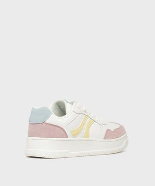 Baskets avec empiècements contrastants femme - 5 Miles vue5 - 5 MILES - GEMO