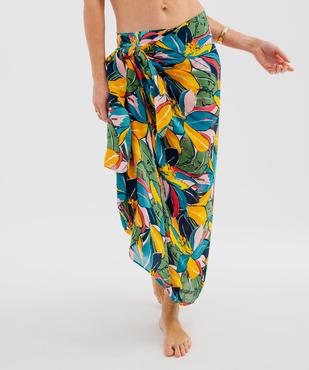 Paréo à motifs fleuris femme vue4 - GEMO (ACCESS) - GEMO