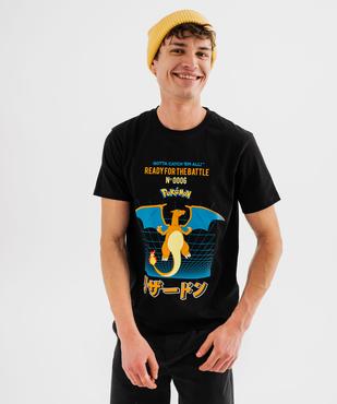 Tee-shirt manches courtes imprimé Dracaufeu homme - Pokémon vue1 - POKEMON - GEMO
