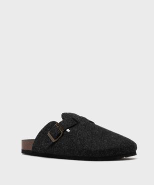 Chaussons mules en feutrine à semelle ergonomique homme - Roadsign vue2 - ROADSIGN G4G - GEMO