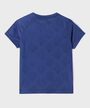 Tee-shirt de sport à manches courtes imprimé garçon vue4 - GEMO (ENFANT) - GEMO