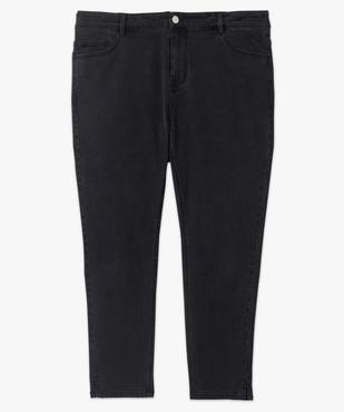 Pantacourt en jean stretch coupe slim taille normale femme grande taille vue4 - GEMO 4G GT - GEMO