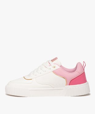 Baskets femme à lacets avec semelle épaisse striée - Ellesse vue3 - ELLESSE - GEMO
