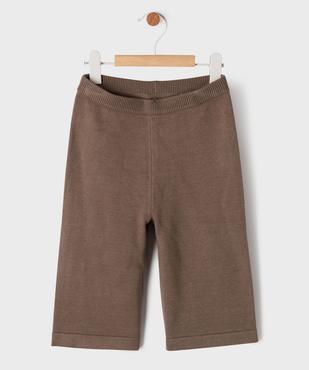 Pantalon large en maille tricotée bébé fille vue1 - GEMO 4G BEBE - GEMO