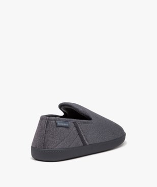 Chausson homme pantoufles en jersey style denim - Isotoner vue4 - ISOTONER - GEMO