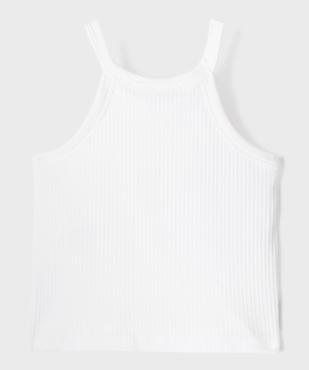 Débardeur en coton côtelé avec brassière intégrée fille - Camps United vue4 - CAMPS GEMO FOR GOOD - GEMO