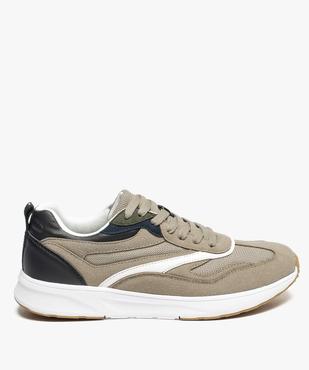 Baskets homme inspiration rétro running vue1 - GEMO (HOMME) - GEMO