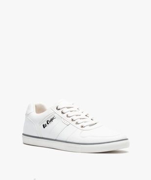 Baskets homme unies style rétro - Lee Cooper vue2 - LEE COOPER - GEMO