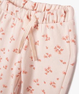 Ensemble 2 pièces sweat et pantalon en molleton bébé fille vue3 - GEMO(BEBE DEBT) - GEMO