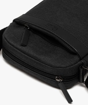 Sacoche compacte en toile à bandoulière ajustable homme vue3 - GEMO (ACCESS) - GEMO