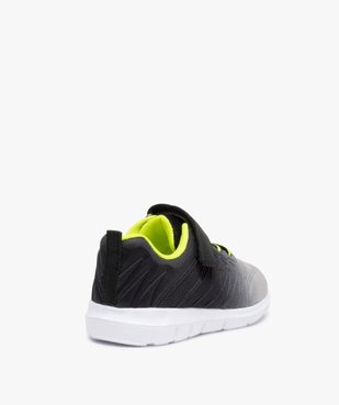 Baskets garçon running en textile avec détails fluo vue4 - GEMO (ENFANT) - GEMO