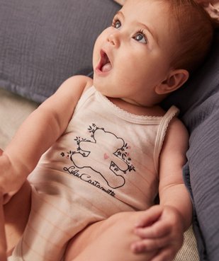 Bodies à manches courtes bébé fille (lot de 2) - LuluCastagnette vue1 - LULUCASTAGNETTE - GEMO