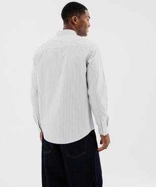 Chemise regular à carreaux homme vue4 - GEMO 4G HOMME - GEMO