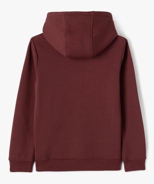 Sweat molletonné à capuche garçon vue3 - GEMO (JUNIOR) - GEMO