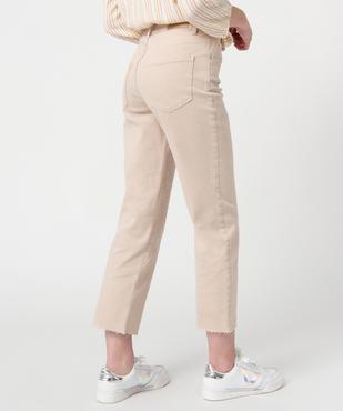 Jean femme droit longueur 7/8ème vue3 - GEMO 4G FEMME - GEMO