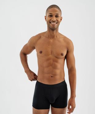 Boxer uni en coton extensible homme (lot de 2) vue5 - GEMO 4G HOMME - GEMO